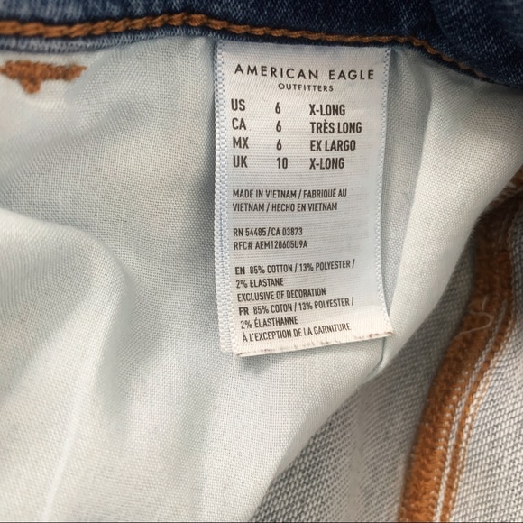 American Eagle Next Level Stretch Hi-Rise Distressed Jegging - Picture 5 of 5